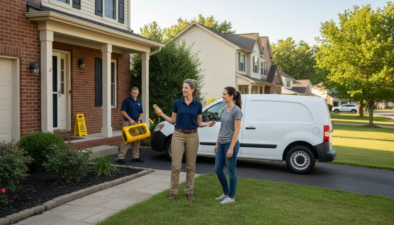 Water restoration image for Home Water Damage Repair in Dinwiddie, VA